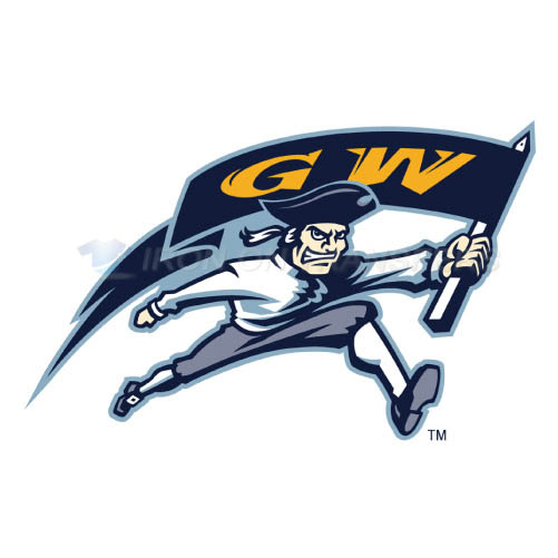 George Washington Colonials Logo T-shirts Iron On Transfers N445 - Click Image to Close